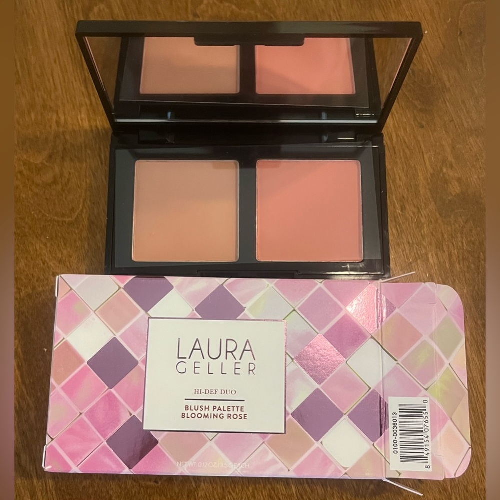 🌻 Laura Geller Blush Palette - Hi-Def Duo Blooming Rose New In Box